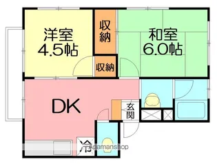タウンホーム湘南B棟【2階】の間取り