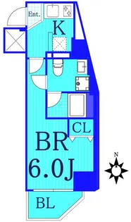 ショウケンレジデンス東神奈川【8階】の間取り