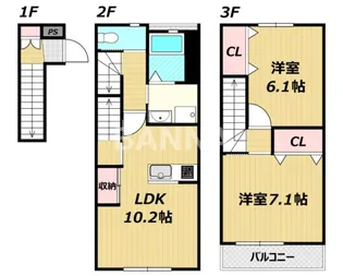 メゾンNNの間取り