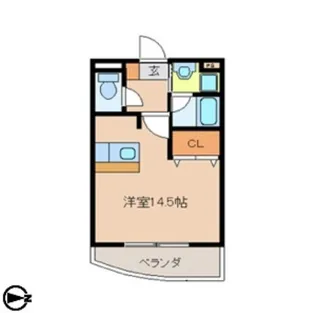 パピーガーデン【1階】の間取り
