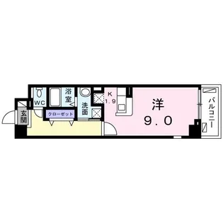 グランディール あざみ野【1階】の間取り