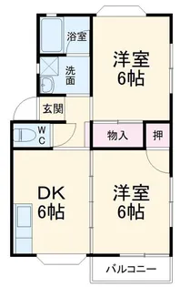 ヴィラサンライズ【1階】の間取り