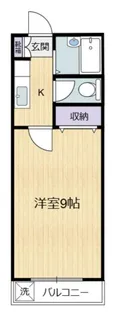 コーポ白糸台第1【1階】の間取り