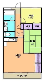 エステート15【4階】の間取り