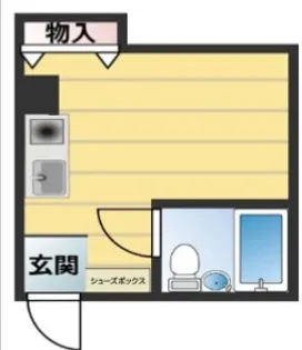 プリンセスコート日本橋【1階】の間取り