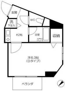 ランブラス国分寺【4階】の間取り
