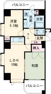 ライオンズマンション苫小牧錦町【10階】の間取り