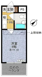シャトーロマネ【1階】の間取り