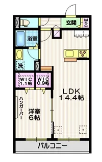Wisteria あざみ野【3階】の間取り