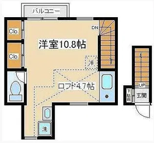 Alice BerryII【2階】の間取り