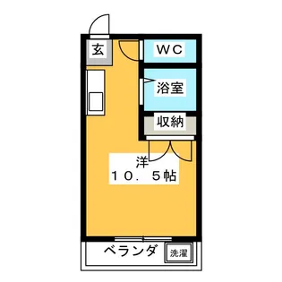 コーポリバティ【2階】の間取り