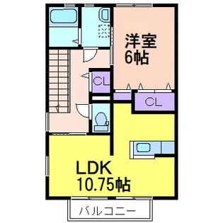 エレガンス・クラシオン【1階】の間取り