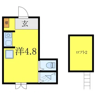 フレシール中落合【2階】の間取り