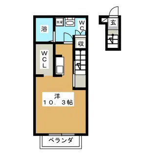 パルコート・ファイブ【2階】の間取り