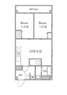 Base(E 147)【2階】の間取り