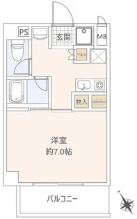 三沢NKマンション【1】【3階】の間取り