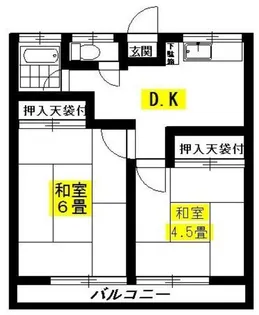 ハウスみなみ【2階】の間取り