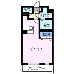 八幡山公園ザ・レジデンスA【2階】の間取り