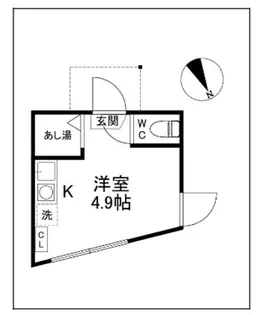 アーバンプレイス新宿中央【1階】の間取り