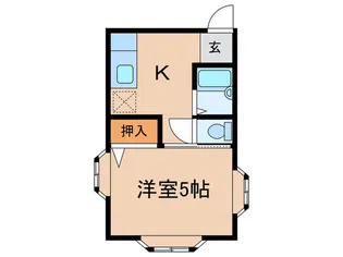 スプルース【2階】の間取り