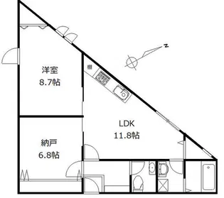 馬橋の杜 本館【1階】の間取り