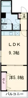 材木町ヴィラージュマンション【3階】の間取り