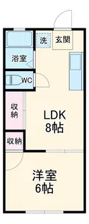 サンハイツII【1階】の間取り