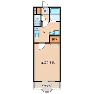 アフロディーテ【3階】の間取り
