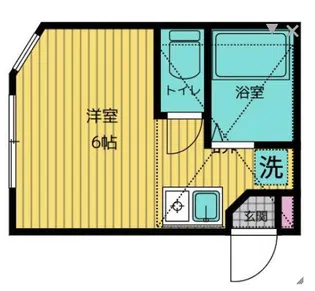 クレカーサ生麦【1階】の間取り