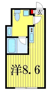 nomad 四つ木【3階】の間取り