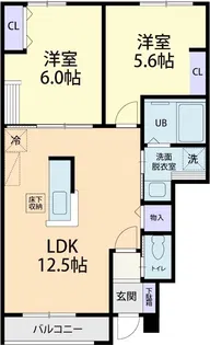 ラビエール【1階】の間取り