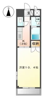 Lucas Isahaya【1階】の間取り