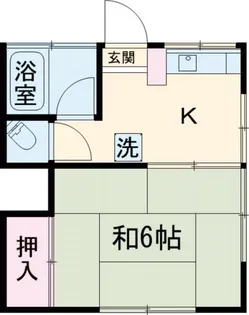 ビラ雪谷【2階】の間取り