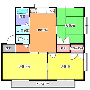 S・爽風【2階】の間取り