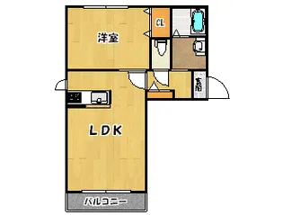 ファミーユ青葉【1階】の間取り