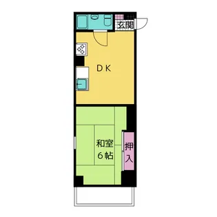 第2ニシノビル【3階】の間取り