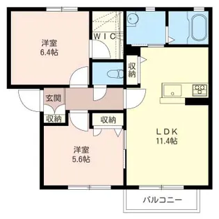 メゾン清里二番館C【2階】の間取り