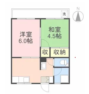 鈴木グリーンハイツ【3階】の間取り