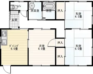 長野県伊那市上新田【一戸建】の間取り