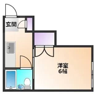 サンドビレッジ小平【1階】の間取り