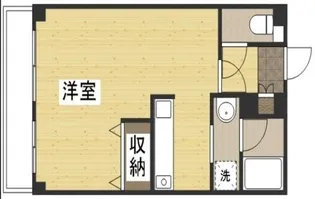 ジュメル倉敷【1階】の間取り