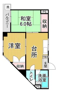 第二今井ビル【4階】の間取り