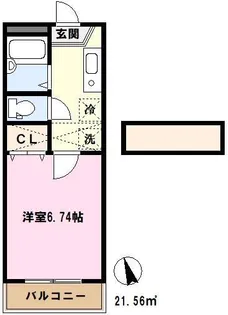 ラ・カーサ【3階】の間取り
