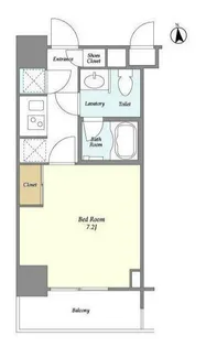 東急セットアップレジデンス恵比寿【8階】の間取り