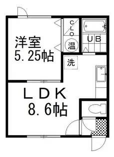 アビターレ【2階】の間取り