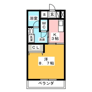 KT HOUSE【4階】の間取り