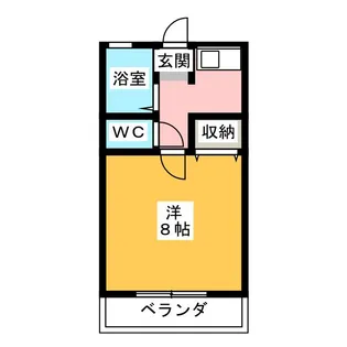 ラ・エスポワール【1階】の間取り