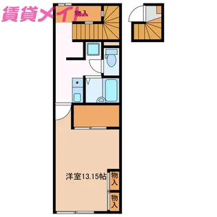 1Kの間取り画像