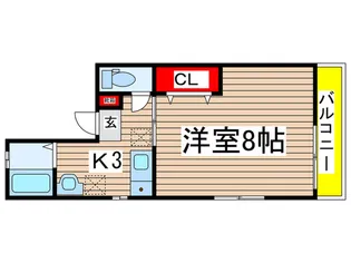 アーバン山王【3階】の間取り