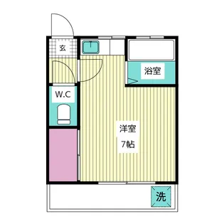 東京都目黒区目黒1【アパート】の間取り